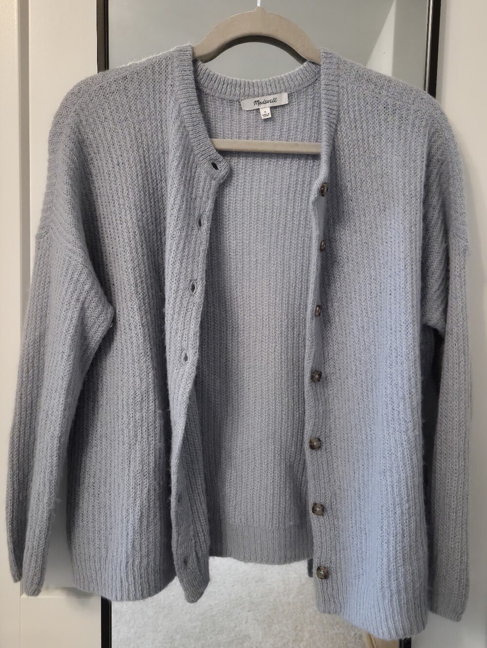 Cozy Baby Blue Madewell Cardigan